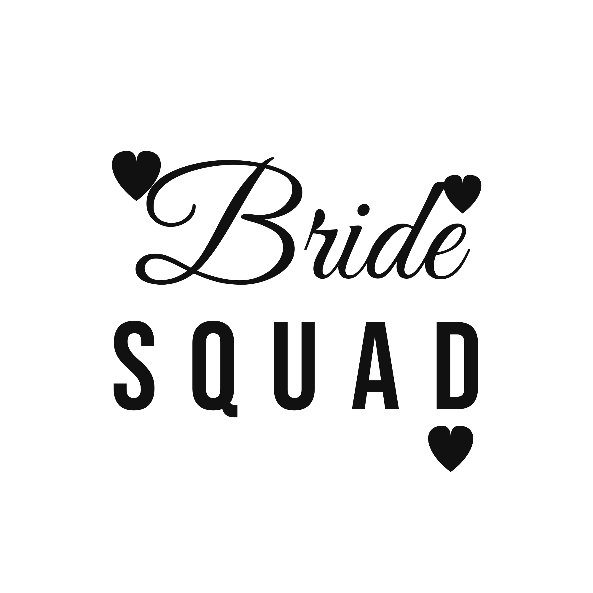 Bride Squad – example print artwork