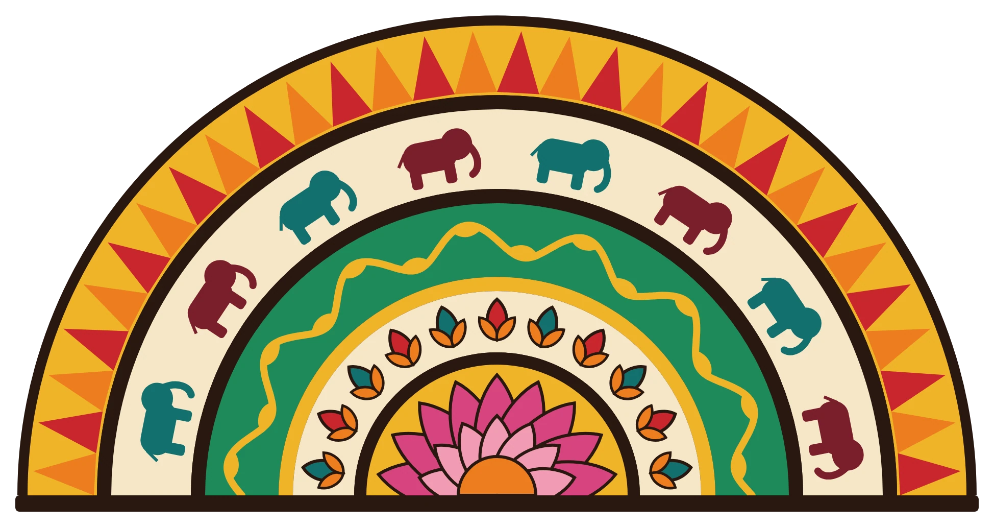Sandakada Pahana – example print artwork