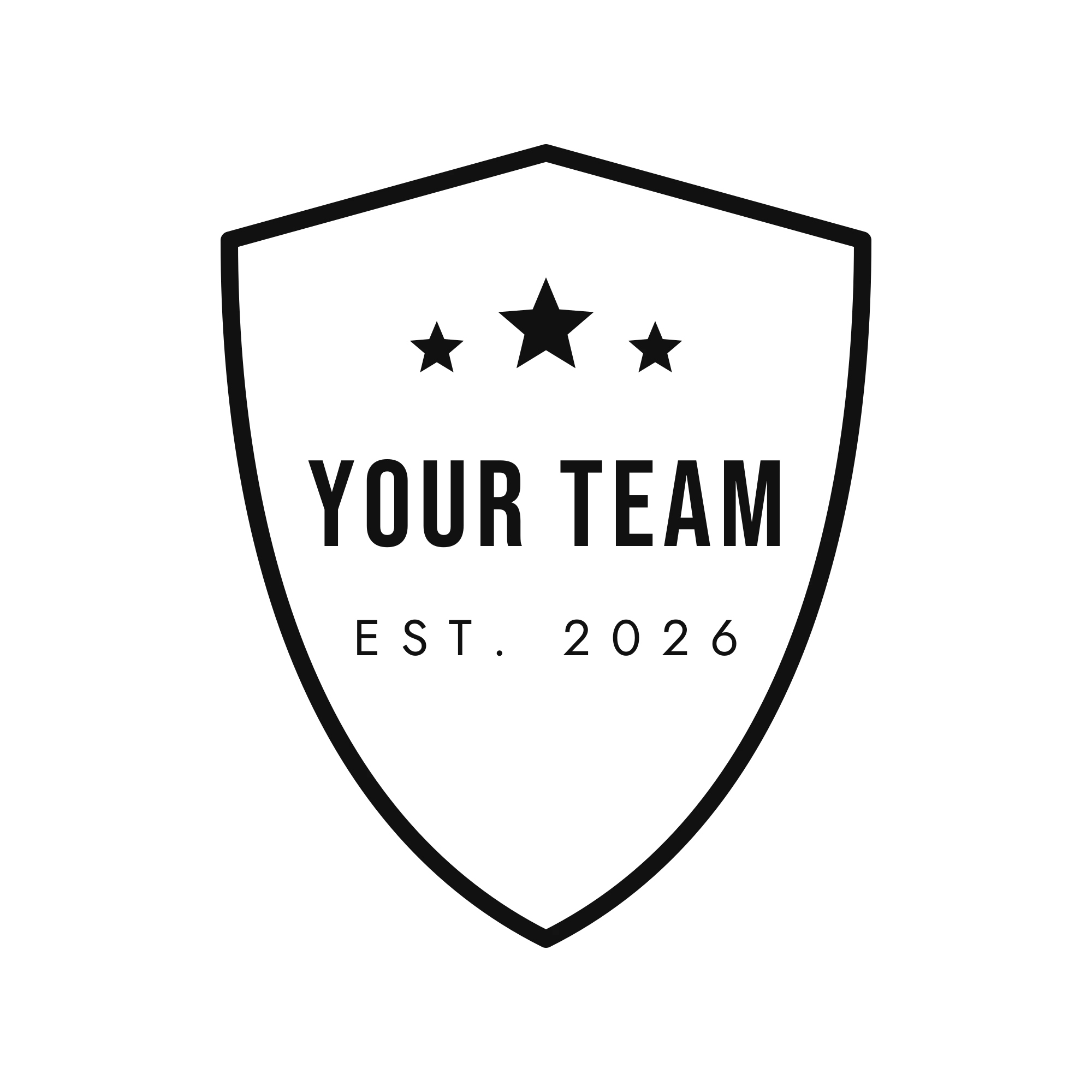 Team Crest – example print artwork