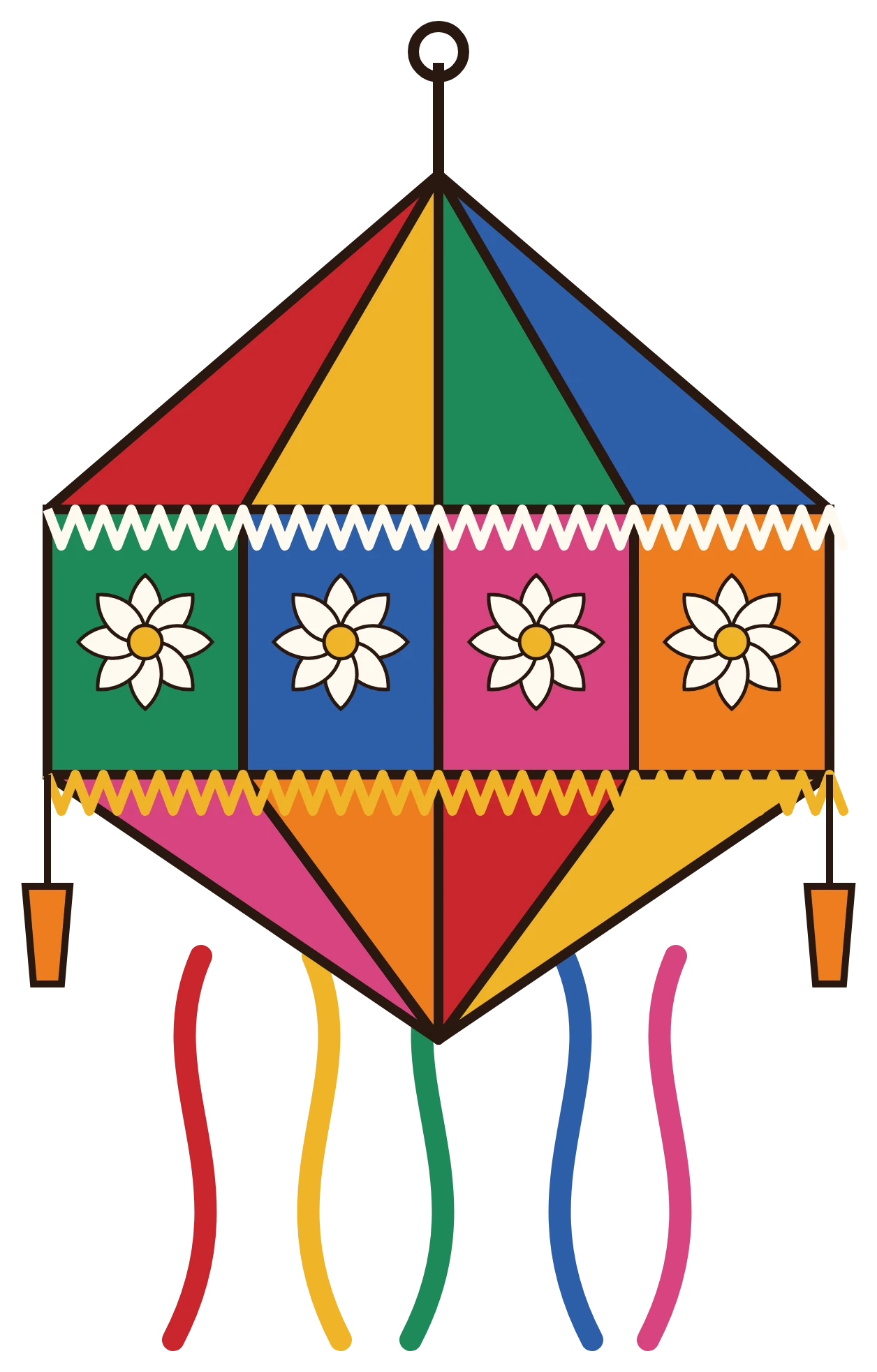 Vesak Lantern – example print artwork