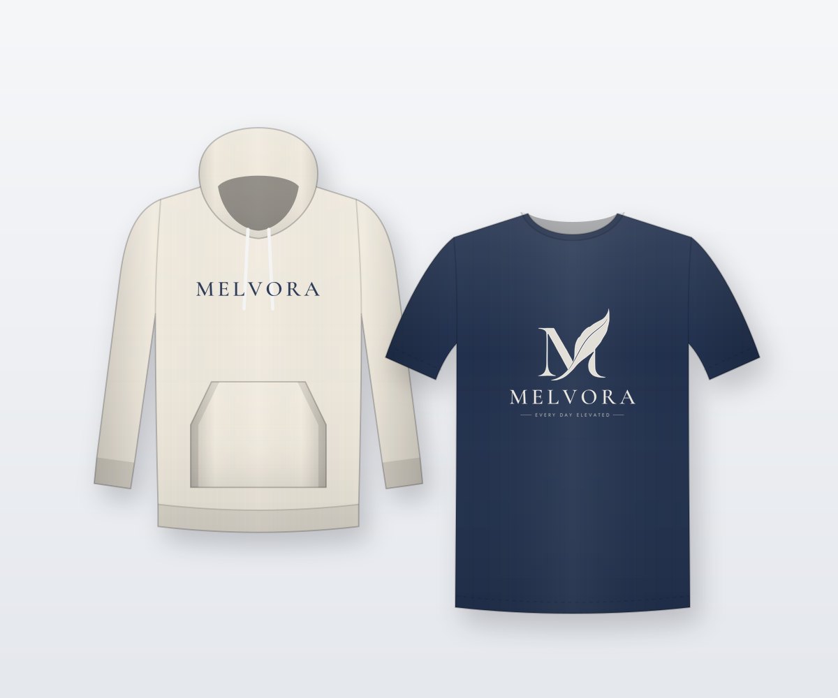 Hoodie and t-shirt printed with customers' own designs in the Custom Studio